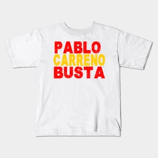 TENNIS PLAYERS - PABLO CARRENO BUSTA Kids T-Shirt